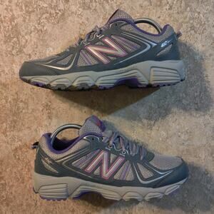 New Balance 412 Shoes Womens 10 B Hiking Trail Sneakers Gray Purple *No Insoles*